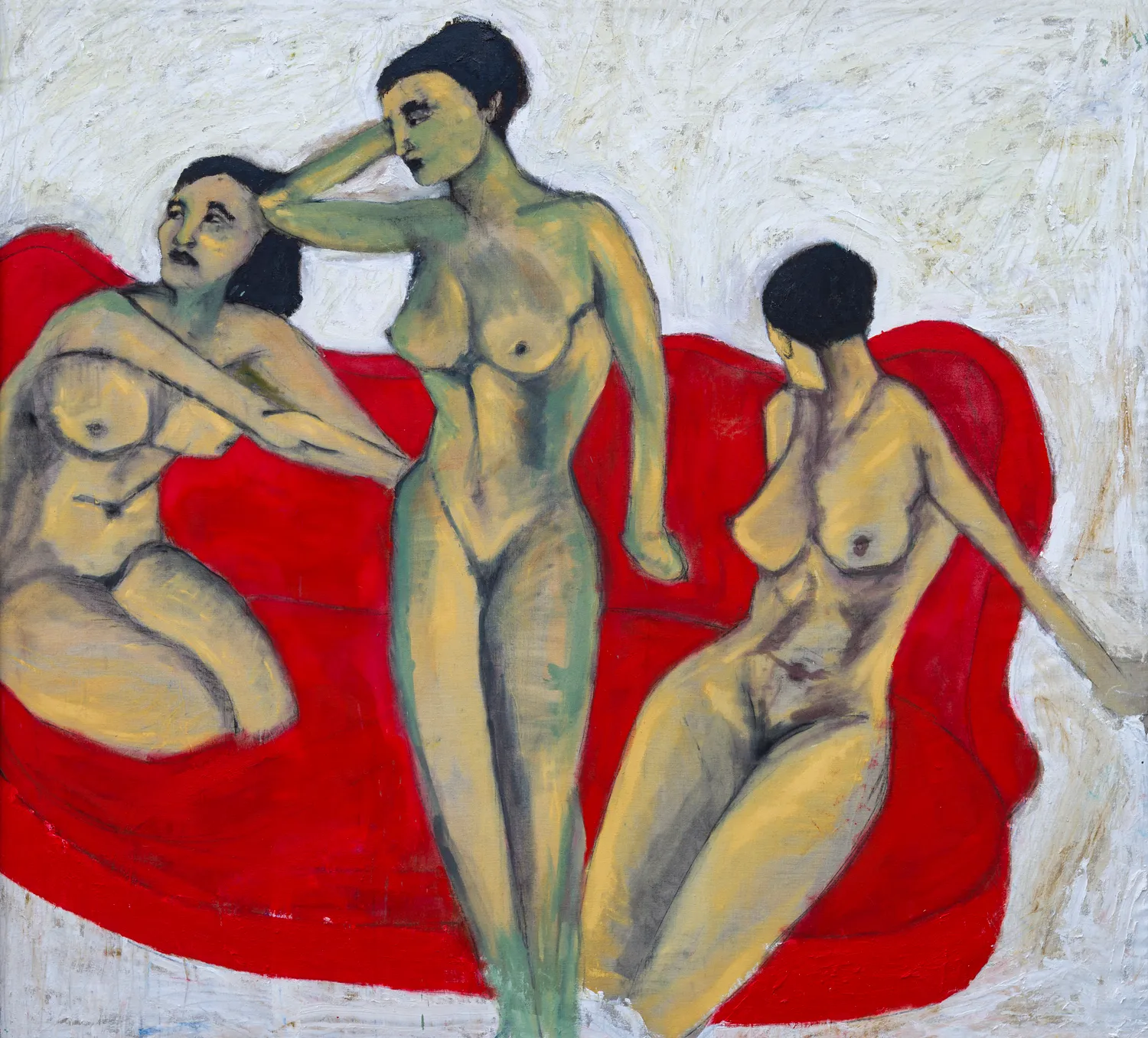 Red Bathers, 2021